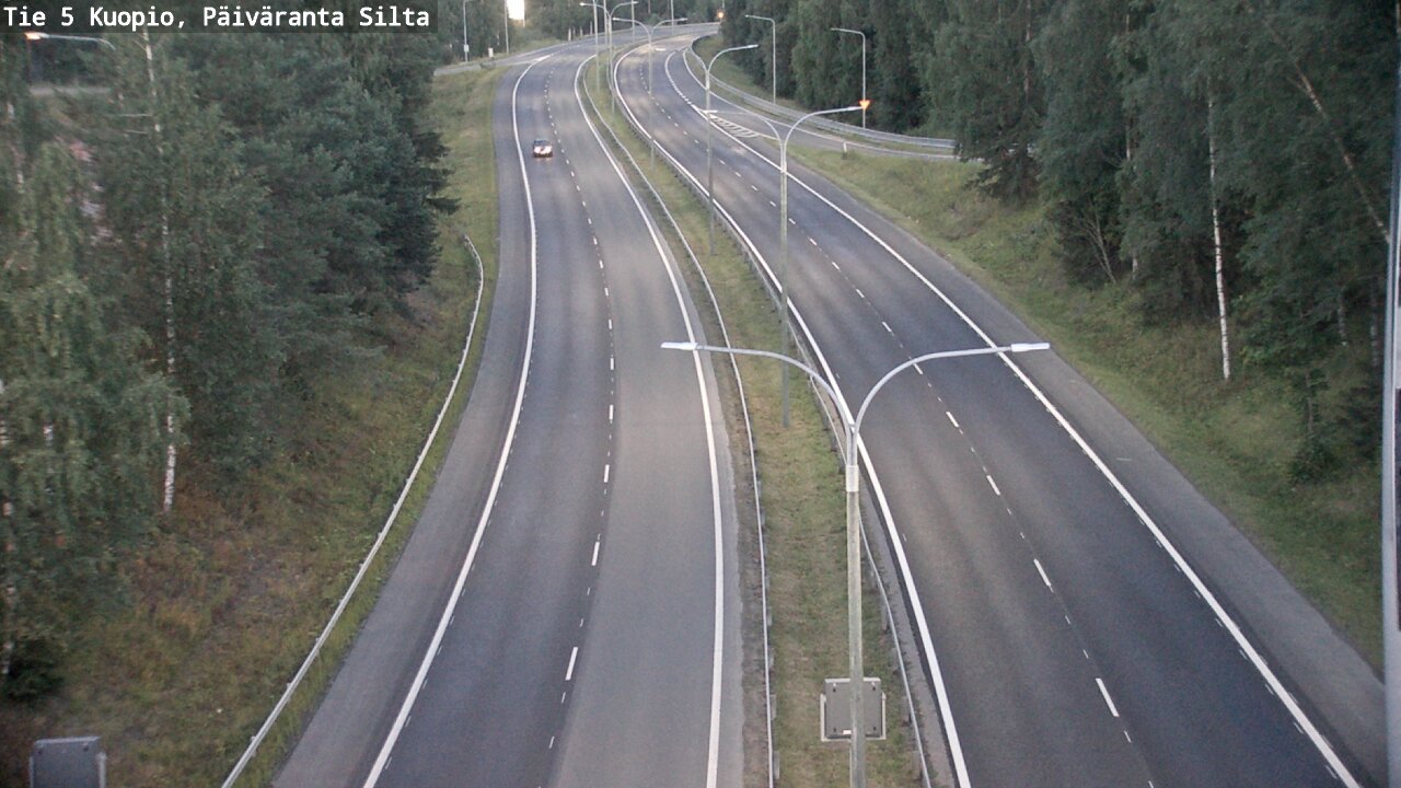 Kelikamerat Kuva Tie 5 Kuopio, Päiväranta silta, Kuopio, Pohjois-Savo
