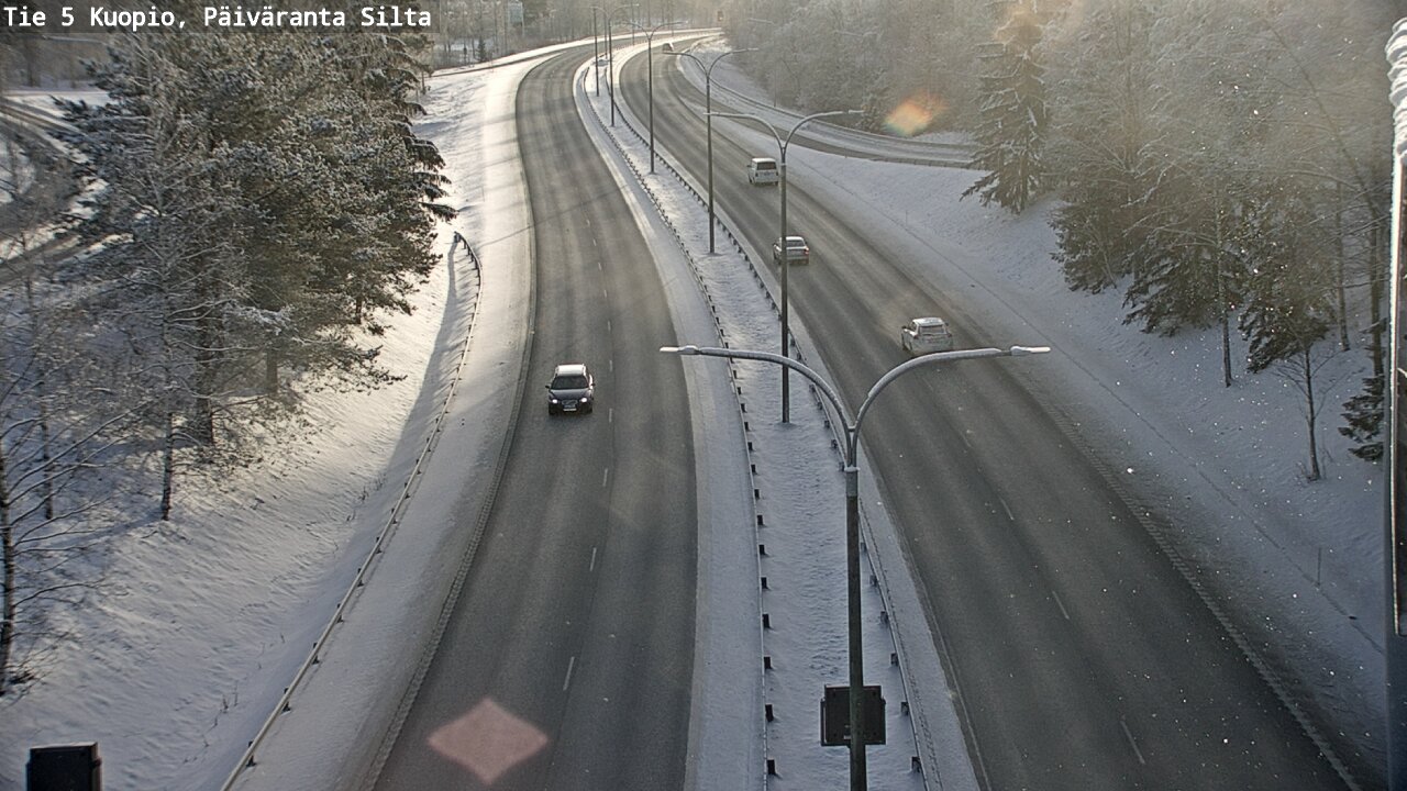 Weather Camera Image Väg 5 Kuopio, Päiväranta silta, Kuopio, Pohjois-Savo