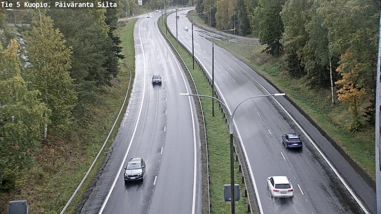 Weather Camera Image Road 5 Kuopio, Päiväranta silta, Kuopio, Pohjois-Savo