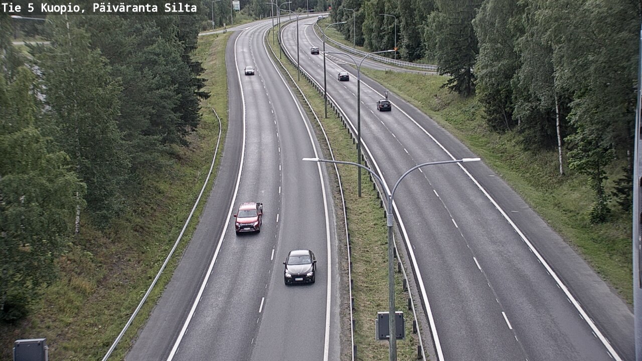 Kelikamerat Kuva Tie 5 Kuopio, Päiväranta silta, Kuopio, Pohjois-Savo