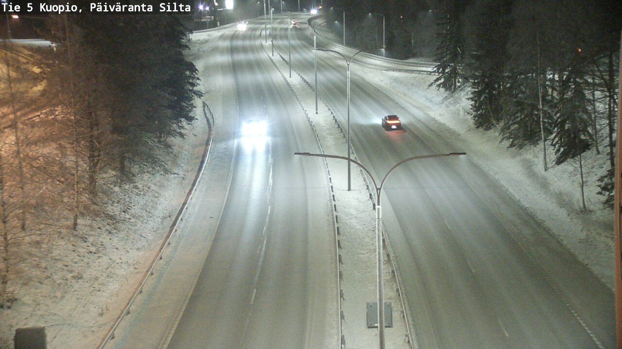 Kelikamerat Kuva Tie 5 Kuopio, Päiväranta silta, Kuopio, Pohjois-Savo