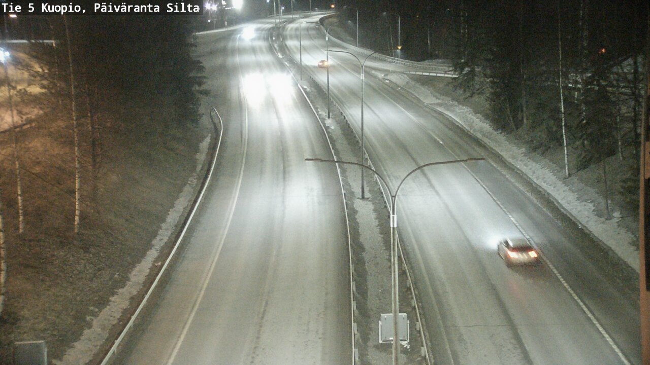 Kelikamerat Kuva Tie 5 Kuopio, Päiväranta silta, Kuopio, Pohjois-Savo