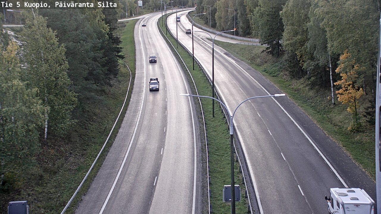 Kelikamerat Kuva Tie 5 Kuopio, Päiväranta silta, Kuopio, Pohjois-Savo