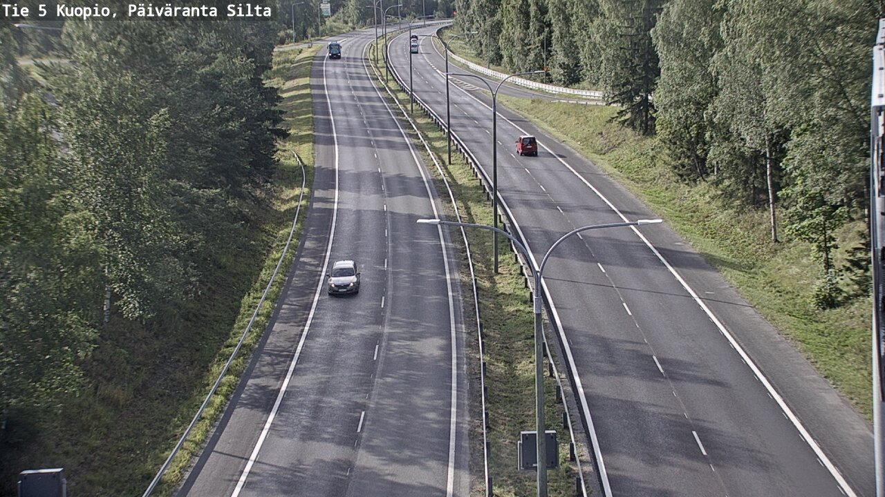 Weather Camera Image Road 5 Kuopio, Päiväranta silta, Kuopio, Pohjois-Savo