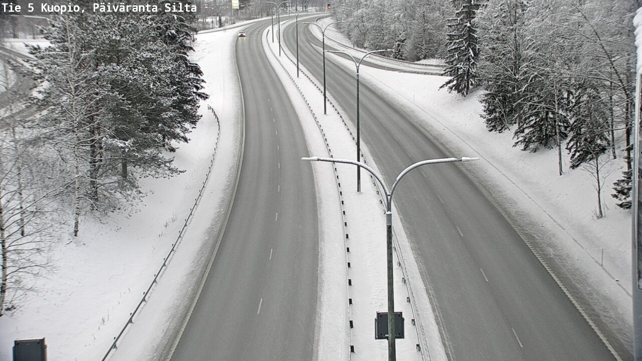 Weather Camera Image Väg 5 Kuopio, Päiväranta silta, Kuopio, Pohjois-Savo