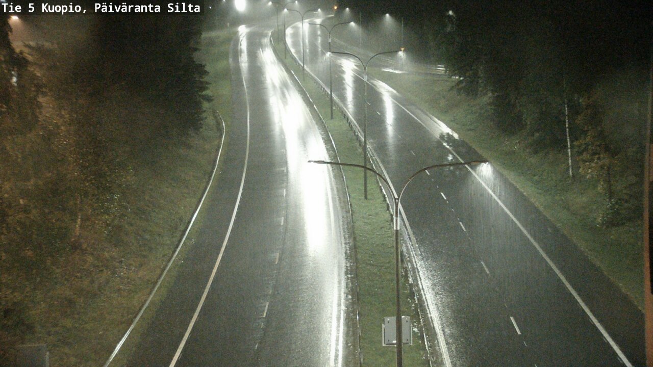 Weather Camera Image Road 5 Kuopio, Päiväranta silta, Kuopio, Pohjois-Savo
