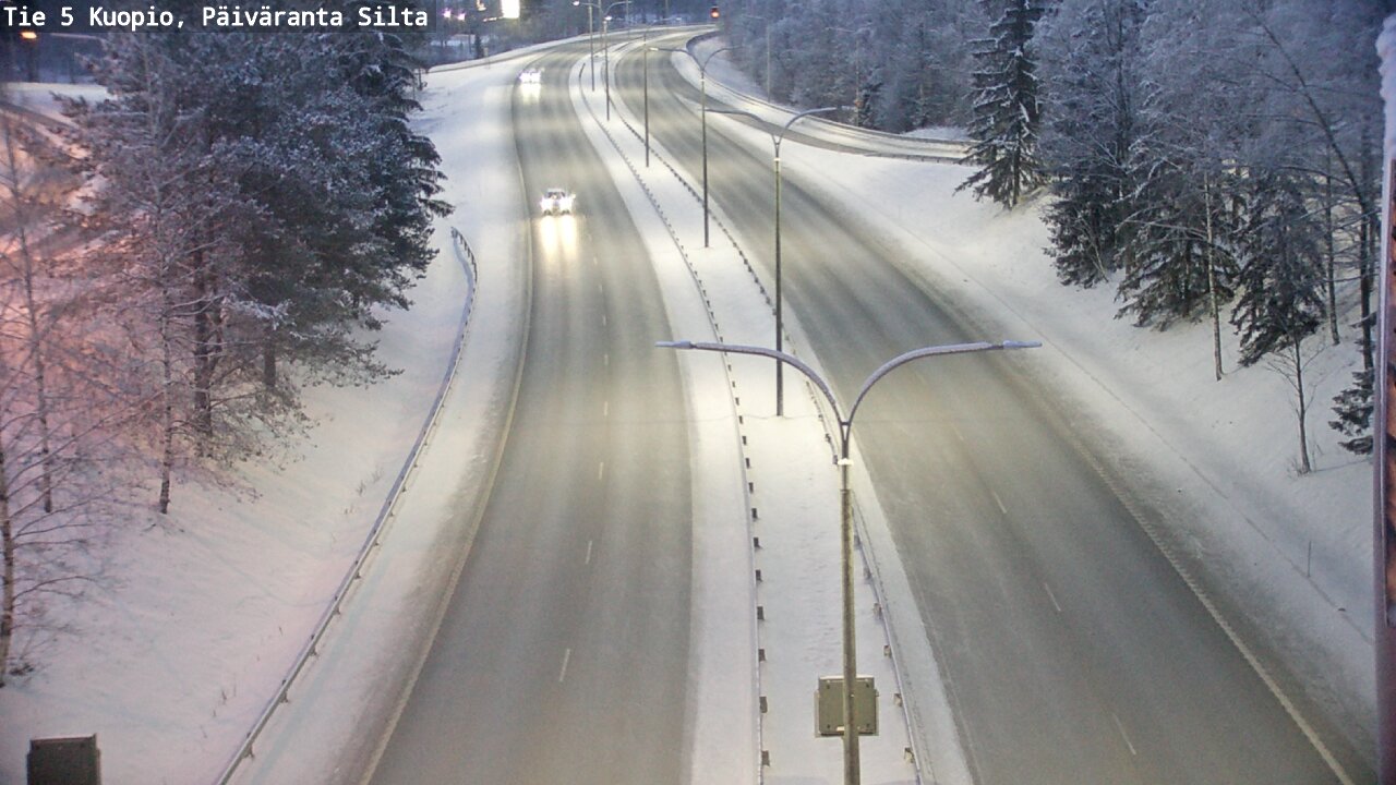 Weather Camera Image Väg 5 Kuopio, Päiväranta silta, Kuopio, Pohjois-Savo