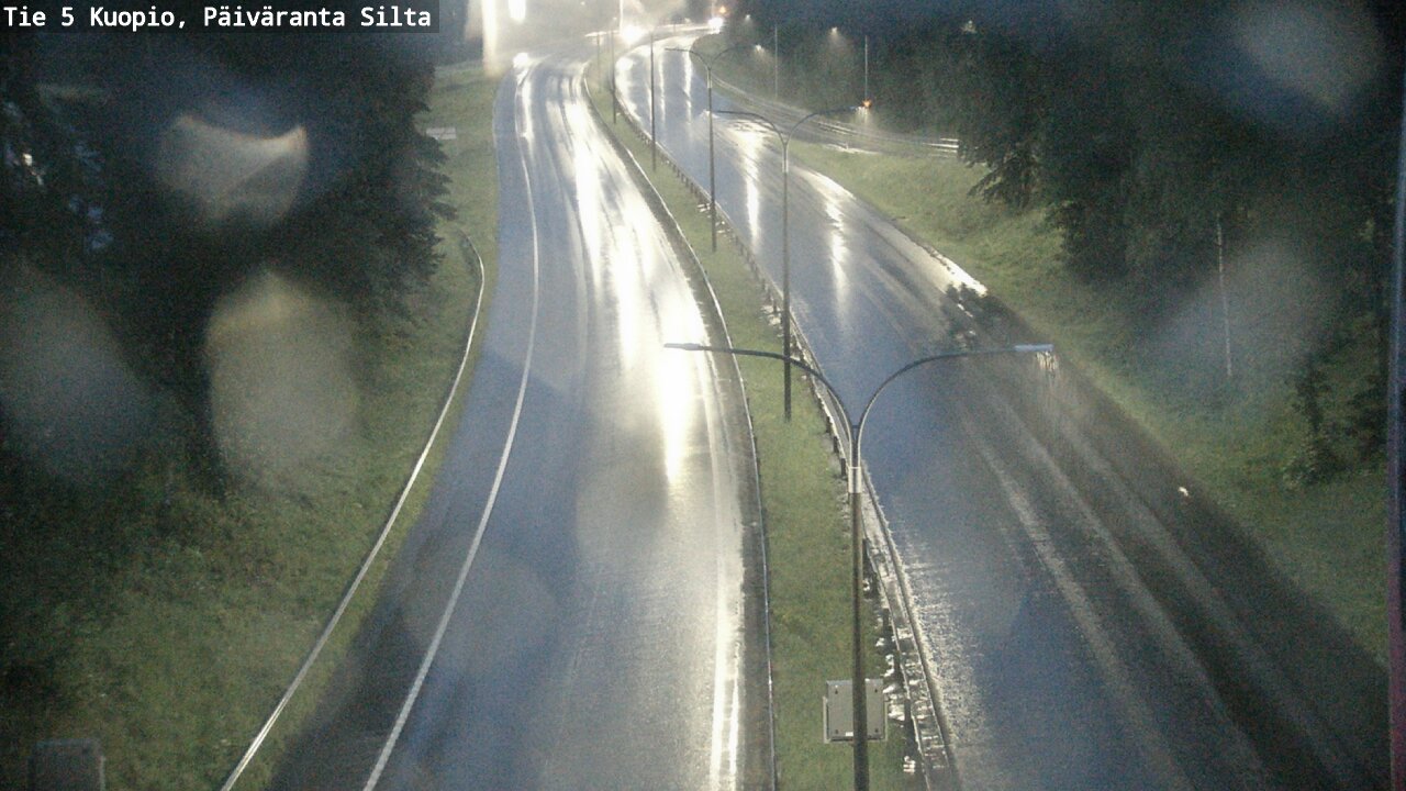 Weather Camera Image Road 5 Kuopio, Päiväranta silta, Kuopio, Pohjois-Savo
