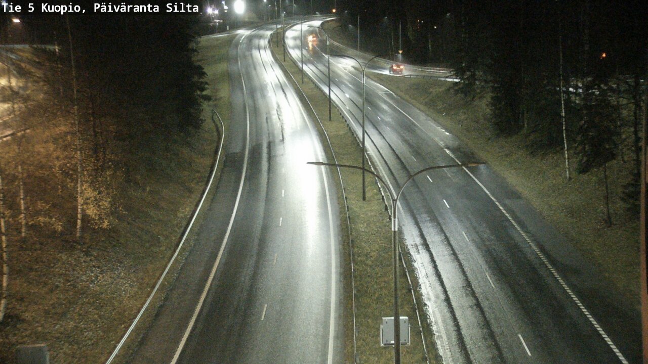 Weather Camera Image Road 5 Kuopio, Päiväranta silta, Kuopio, Pohjois-Savo