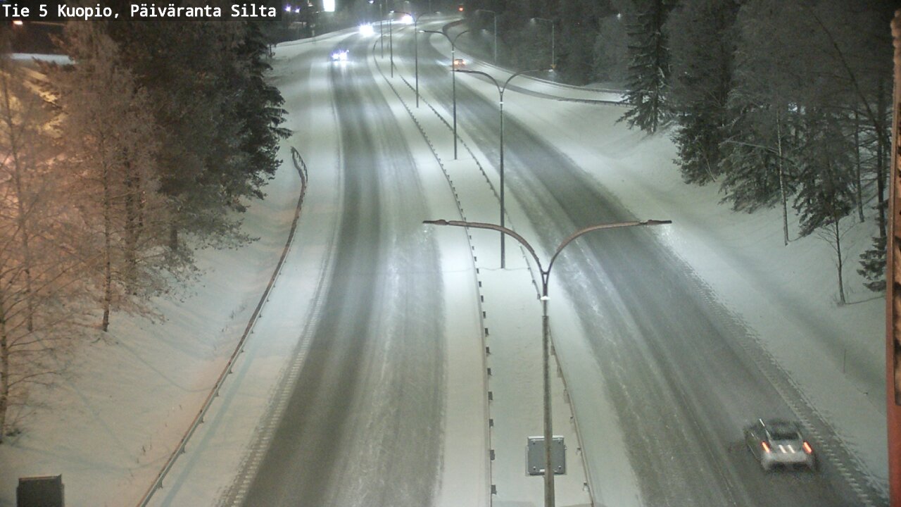 Kelikamerat Kuva Tie 5 Kuopio, Päiväranta silta, Kuopio, Pohjois-Savo