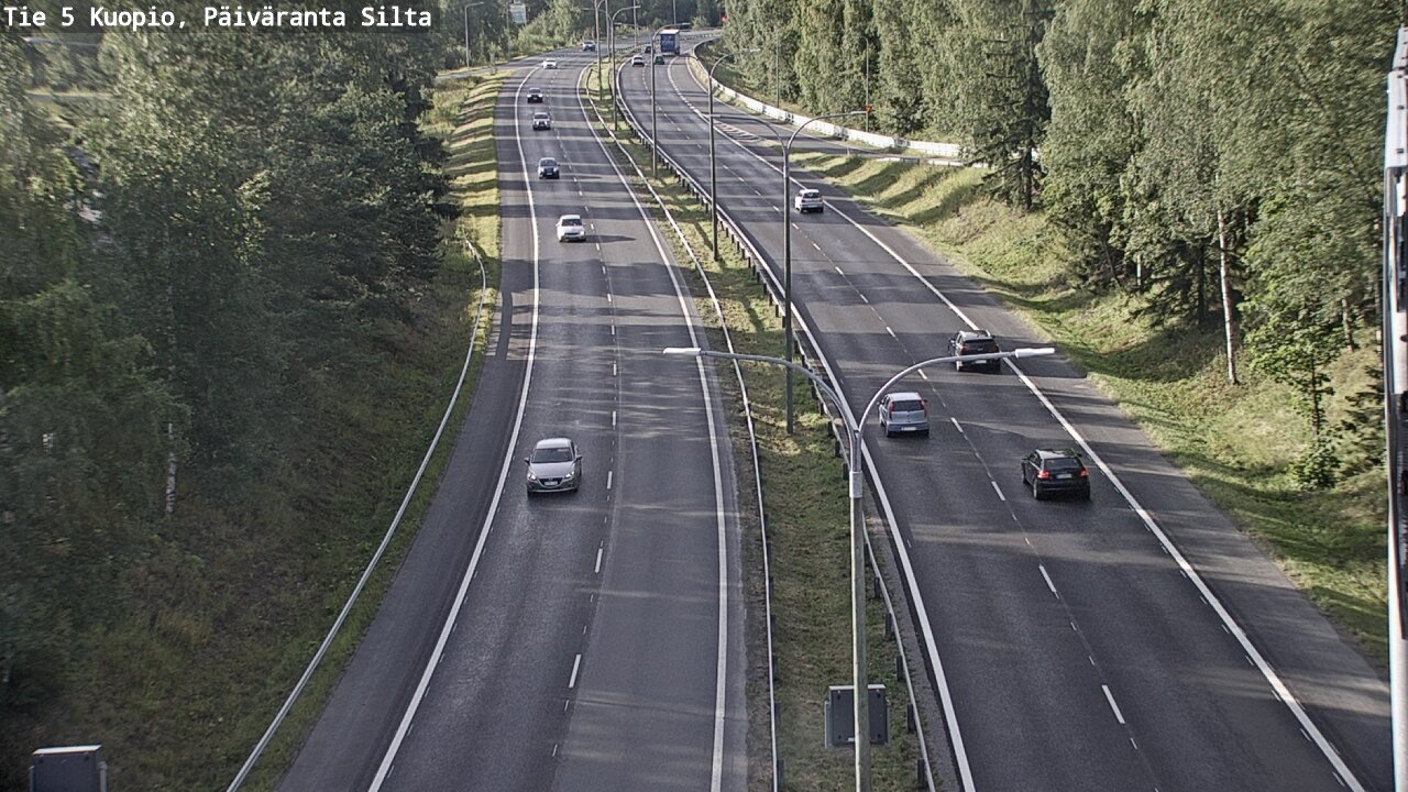 Kelikamerat Kuva Tie 5 Kuopio, Päiväranta silta, Kuopio, Pohjois-Savo