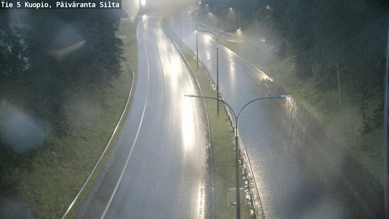 Weather Camera Image Road 5 Kuopio, Päiväranta silta, Kuopio, Pohjois-Savo