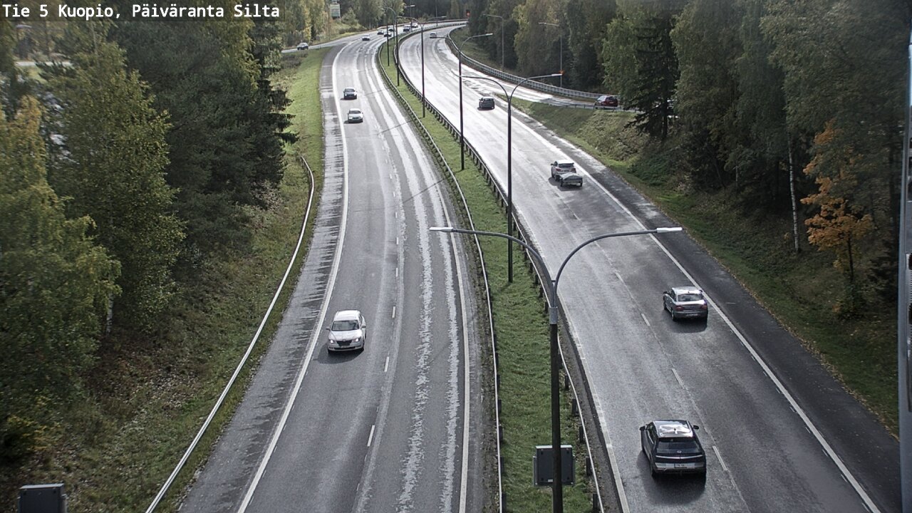 Kelikamerat Kuva Tie 5 Kuopio, Päiväranta silta, Kuopio, Pohjois-Savo