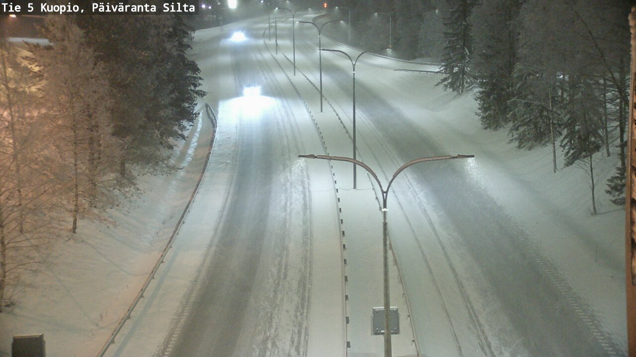 Kelikamerat Kuva Tie 5 Kuopio, Päiväranta silta, Kuopio, Pohjois-Savo