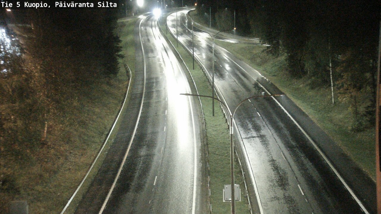 Weather Camera Image Road 5 Kuopio, Päiväranta silta, Kuopio, Pohjois-Savo