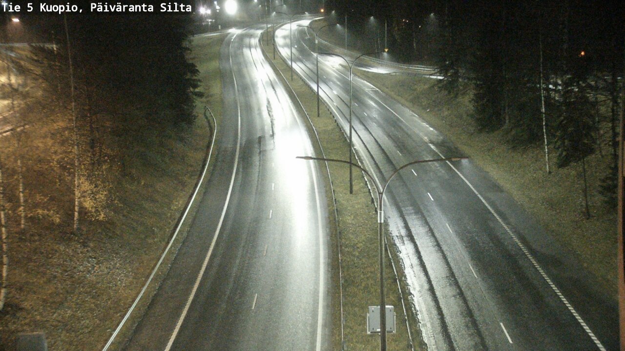 Weather Camera Image Road 5 Kuopio, Päiväranta silta, Kuopio, Pohjois-Savo
