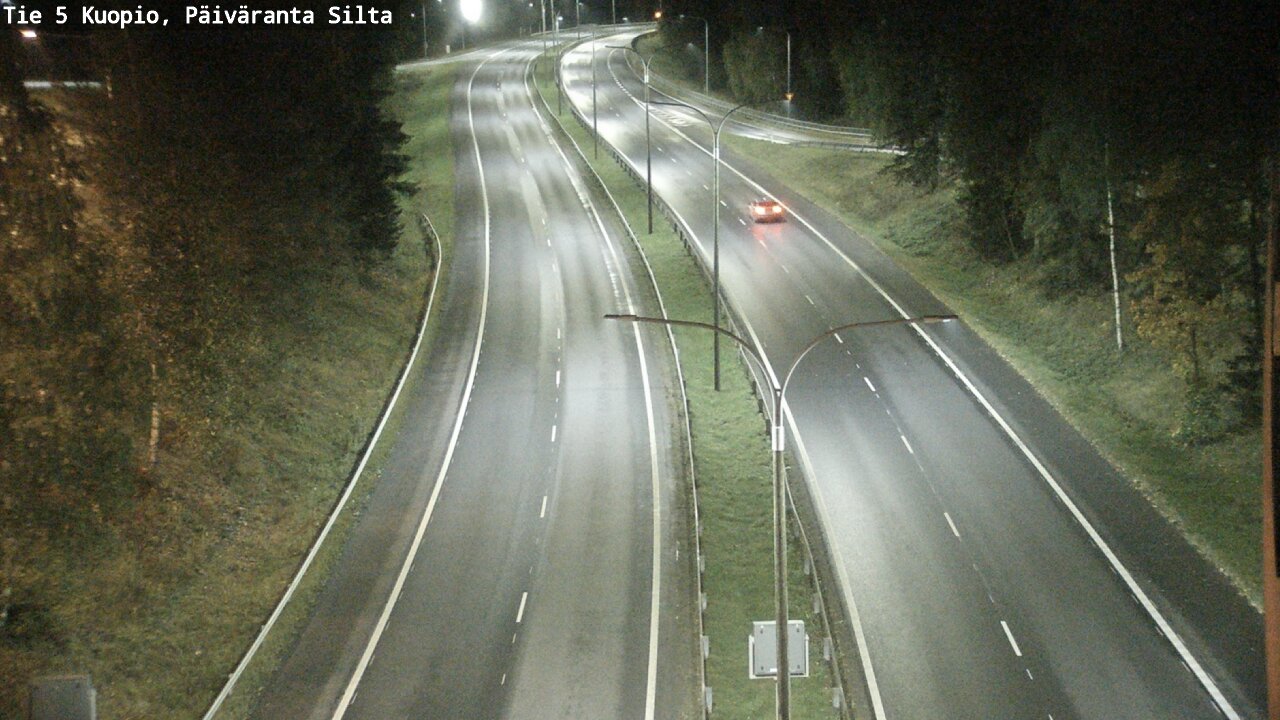 Weather Camera Image Road 5 Kuopio, Päiväranta silta, Kuopio, Pohjois-Savo