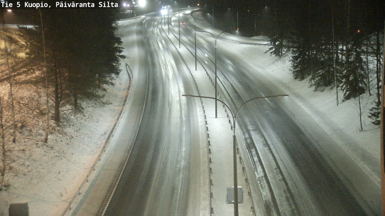 Weather Camera Image Road 5 Kuopio, Päiväranta silta, Kuopio, Pohjois-Savo