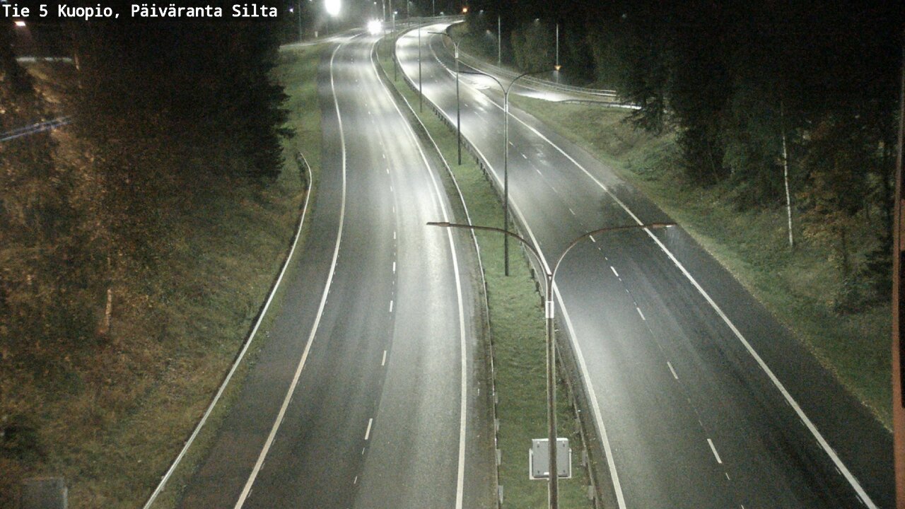 Weather Camera Image Road 5 Kuopio, Päiväranta silta, Kuopio, Pohjois-Savo