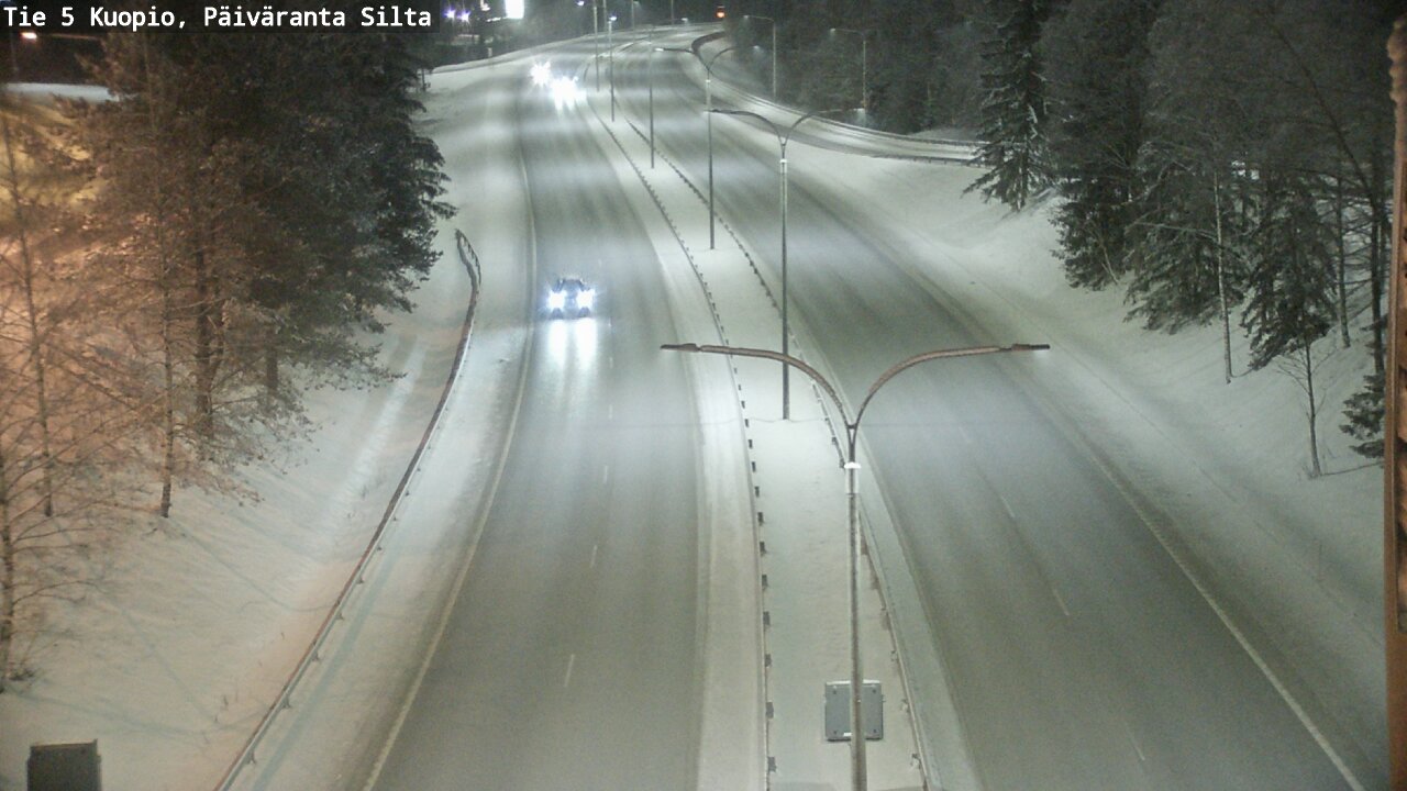 Weather Camera Image Väg 5 Kuopio, Päiväranta silta, Kuopio, Pohjois-Savo