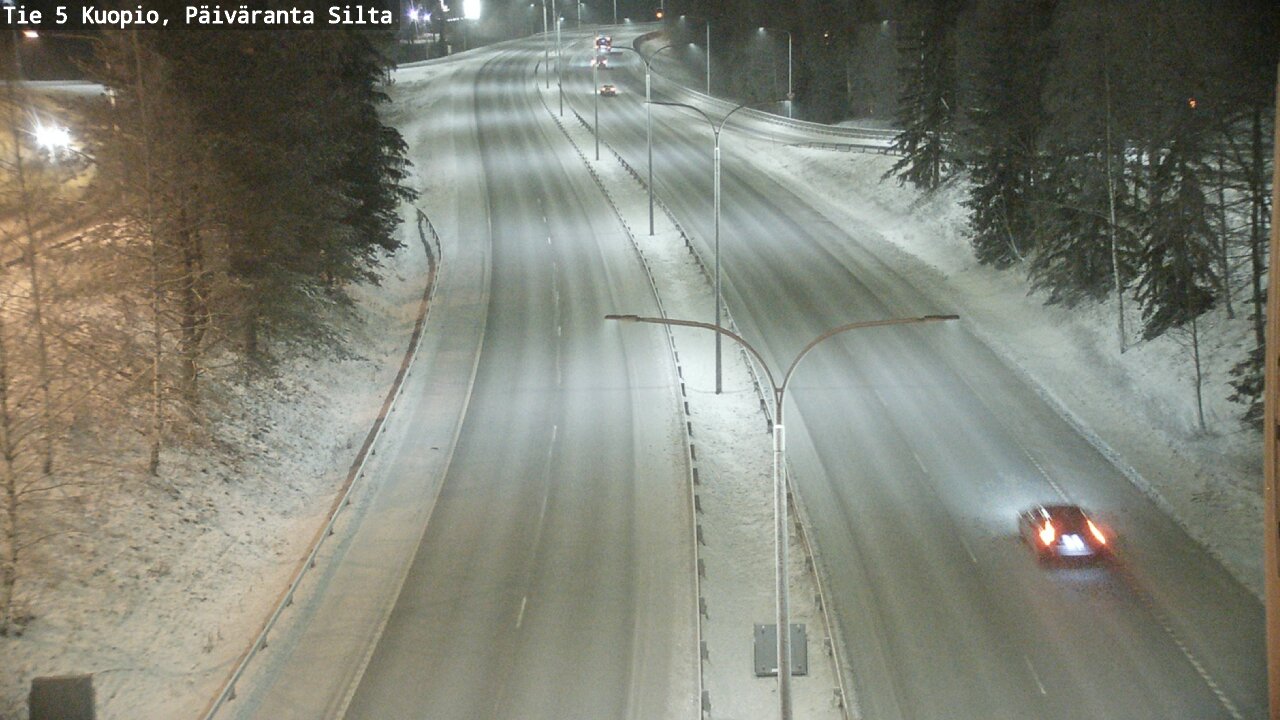 Kelikamerat Kuva Tie 5 Kuopio, Päiväranta silta, Kuopio, Pohjois-Savo