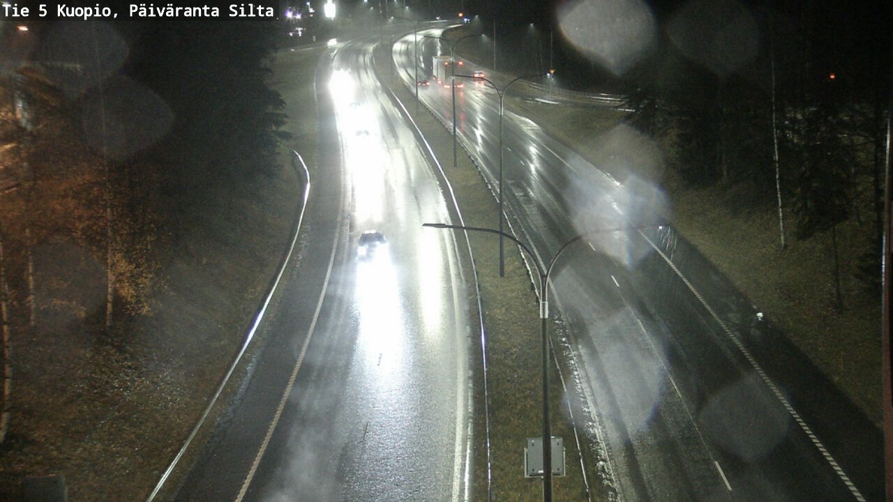 Weather Camera Image Väg 5 Kuopio, Päiväranta silta, Kuopio, Pohjois-Savo