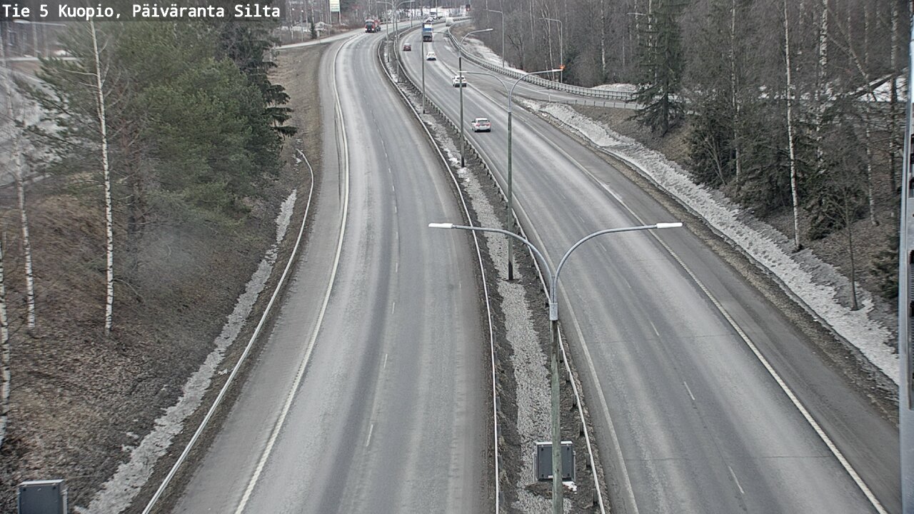 Kelikamerat Kuva Tie 5 Kuopio, Päiväranta silta, Kuopio, Pohjois-Savo