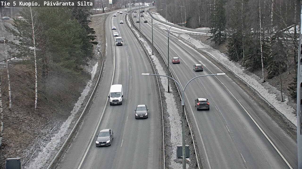 Kelikamerat Kuva Tie 5 Kuopio, Päiväranta silta, Kuopio, Pohjois-Savo