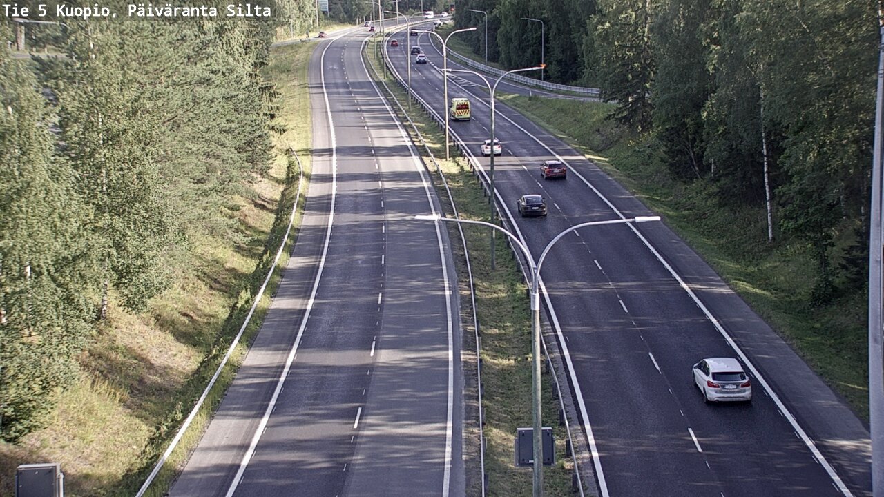 Kelikamerat Kuva Tie 5 Kuopio, Päiväranta silta, Kuopio, Pohjois-Savo