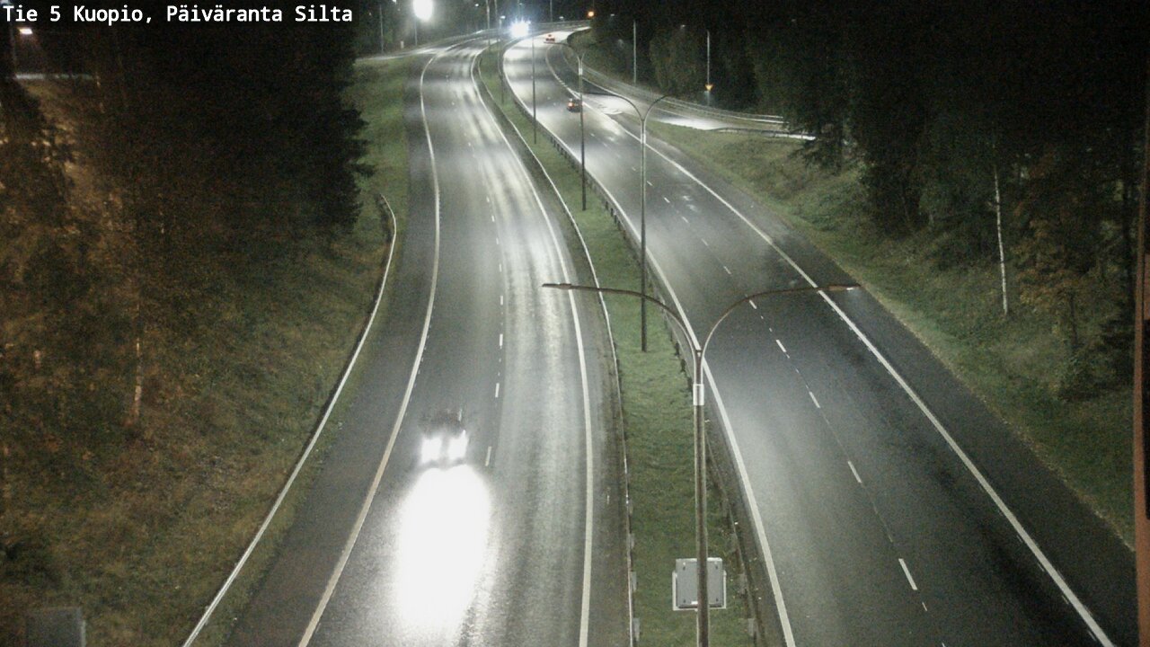 Weather Camera Image Road 5 Kuopio, Päiväranta silta, Kuopio, Pohjois-Savo