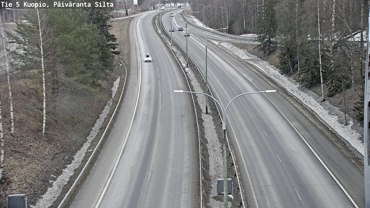 Kelikamerat Kuva Tie 5 Kuopio, Päiväranta silta, Kuopio, Pohjois-Savo