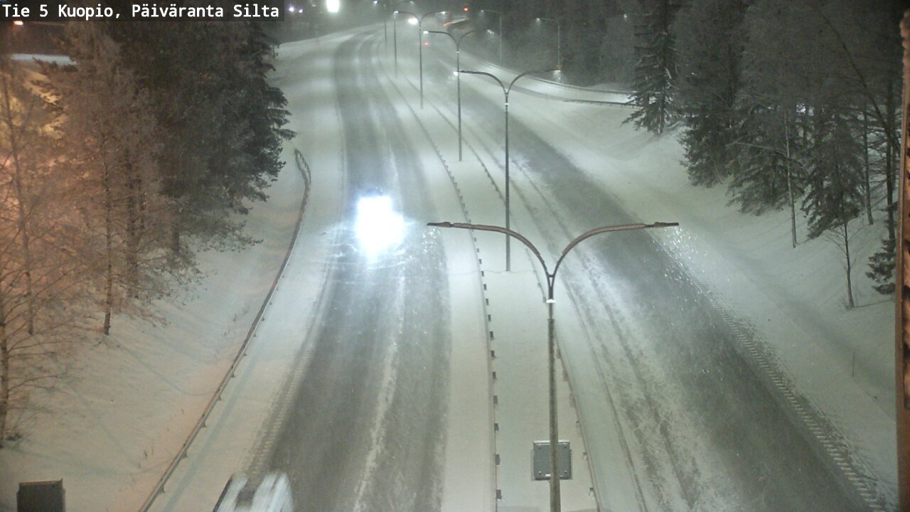 Kelikamerat Kuva Tie 5 Kuopio, Päiväranta silta, Kuopio, Pohjois-Savo