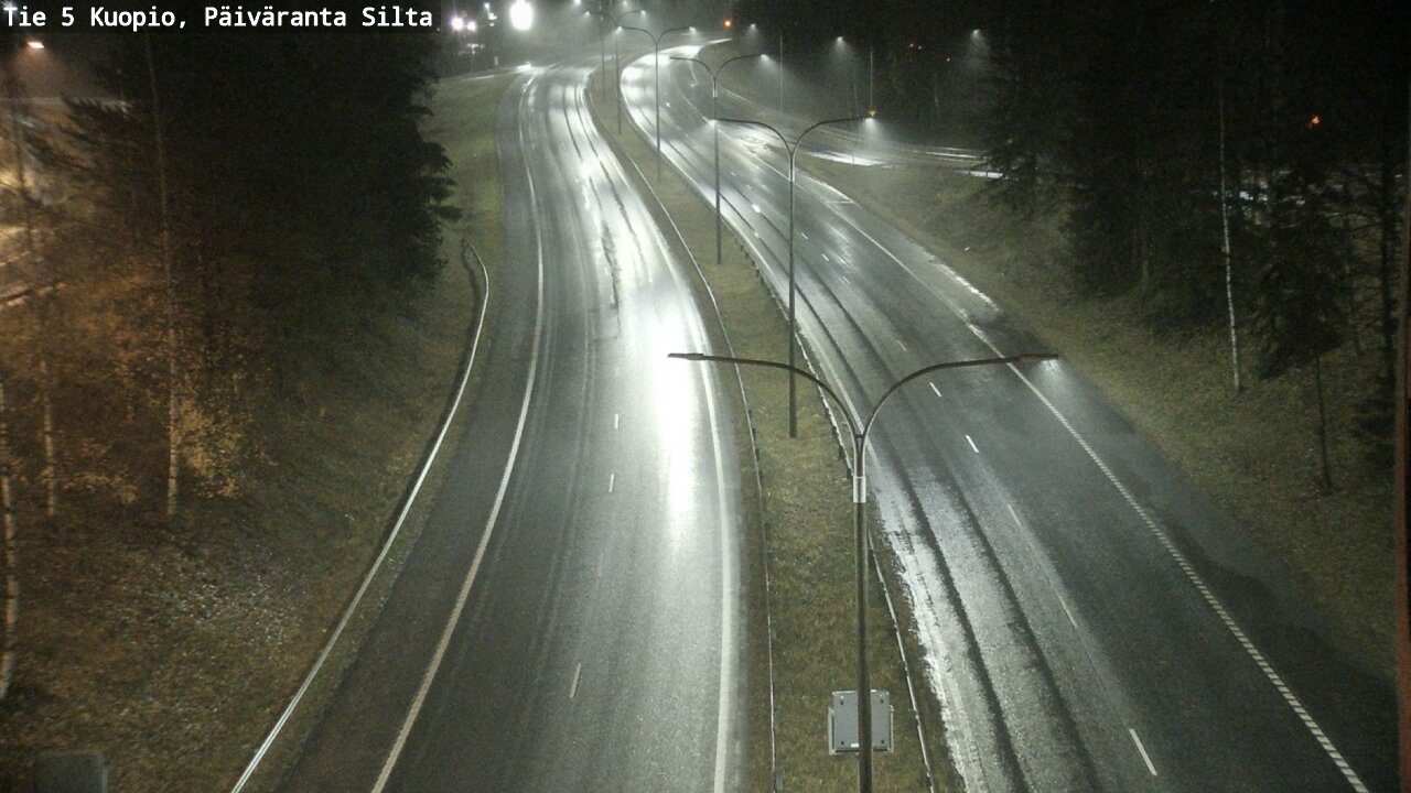 Weather Camera Image Road 5 Kuopio, Päiväranta silta, Kuopio, Pohjois-Savo