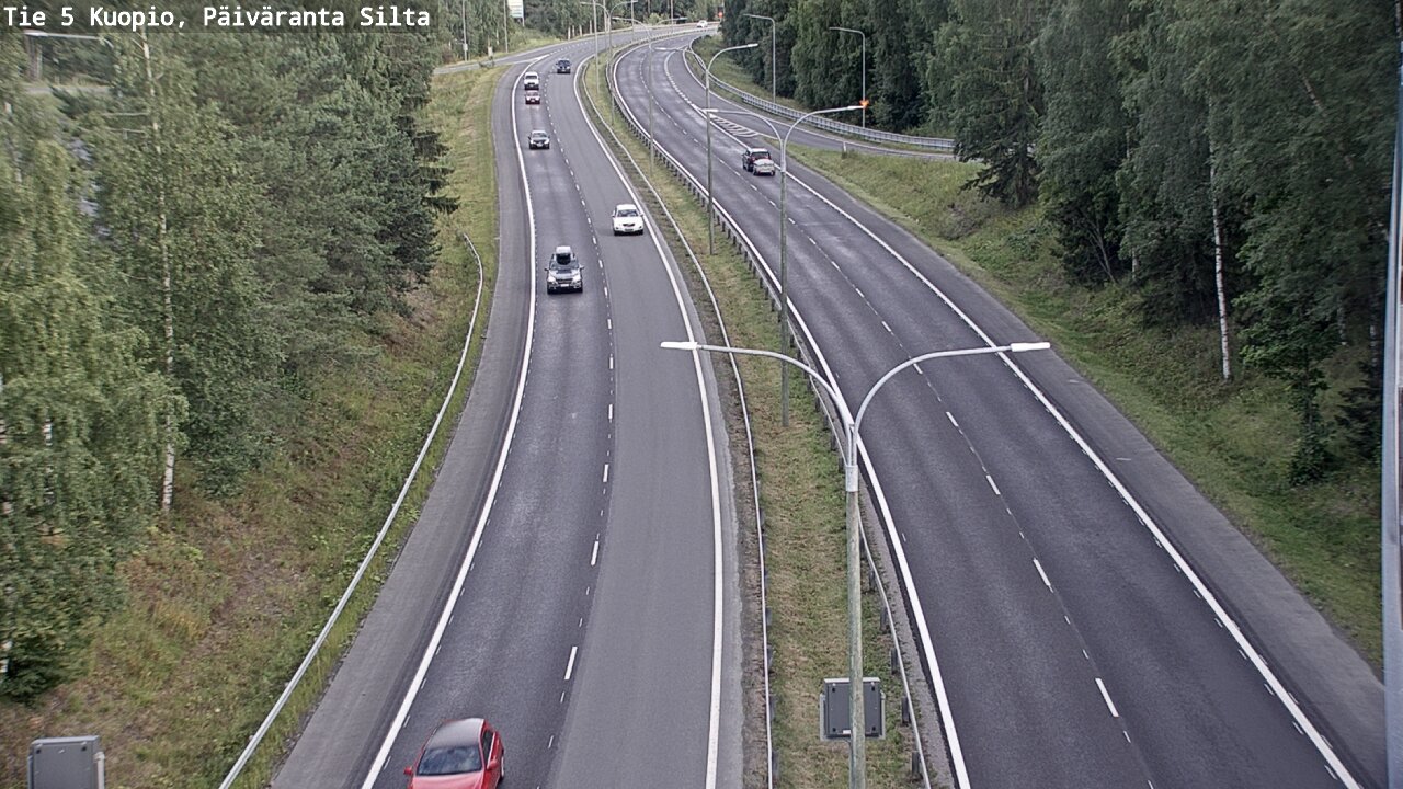 Kelikamerat Kuva Tie 5 Kuopio, Päiväranta silta, Kuopio, Pohjois-Savo