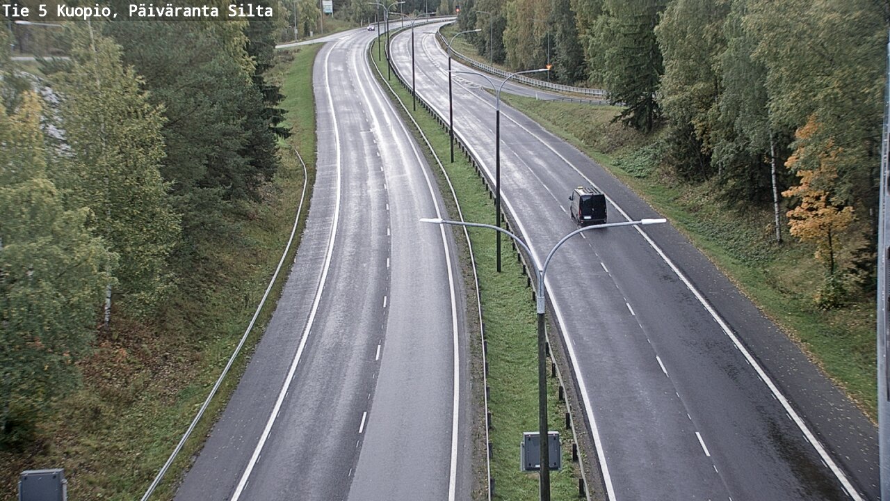 Weather Camera Image Road 5 Kuopio, Päiväranta silta, Kuopio, Pohjois-Savo