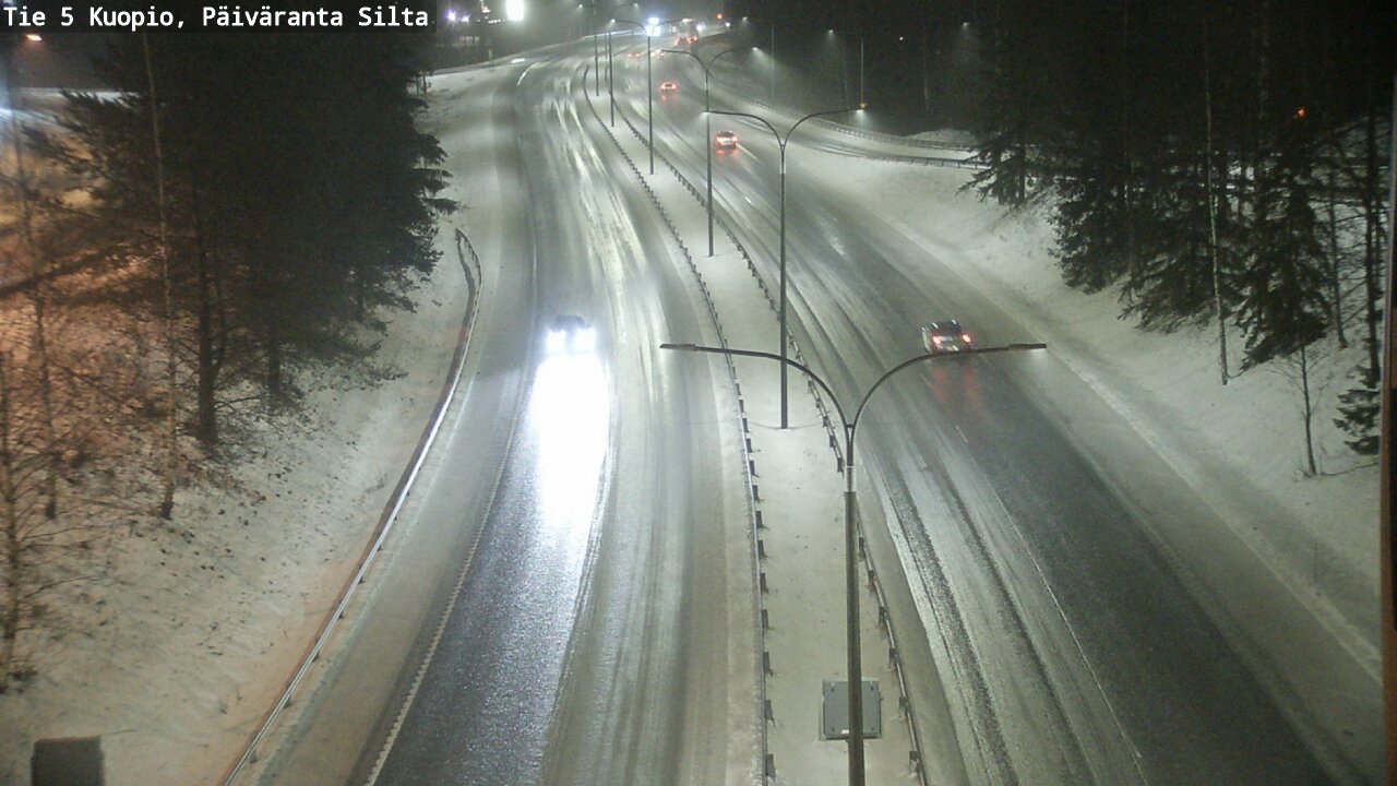 Weather Camera Image Road 5 Kuopio, Päiväranta silta, Kuopio, Pohjois-Savo