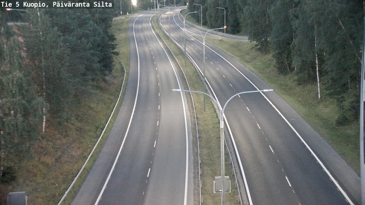 Kelikamerat Kuva Tie 5 Kuopio, Päiväranta silta, Kuopio, Pohjois-Savo
