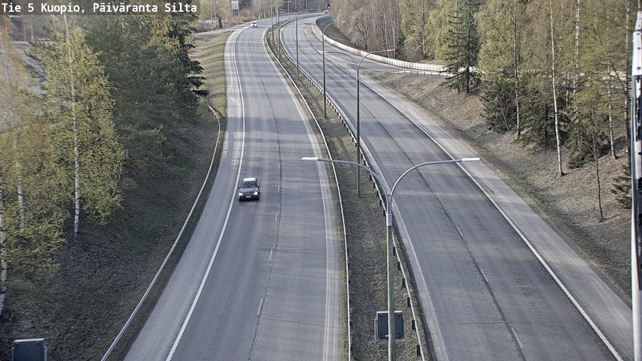 Kelikamerat Kuva Tie 5 Kuopio, Päiväranta silta, Kuopio, Pohjois-Savo