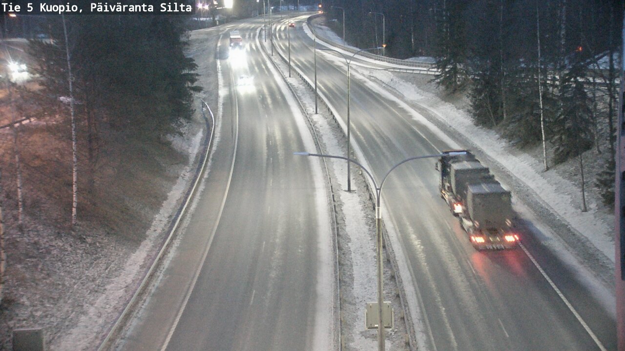 Kelikamerat Kuva Tie 5 Kuopio, Päiväranta silta, Kuopio, Pohjois-Savo