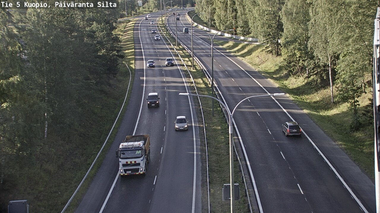 Kelikamerat Kuva Tie 5 Kuopio, Päiväranta silta, Kuopio, Pohjois-Savo