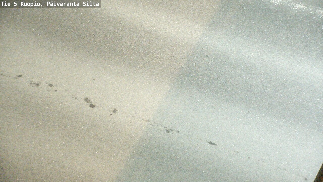 Weather Camera Image Road 5 Kuopio, Päiväranta silta, Kuopio, Pohjois-Savo