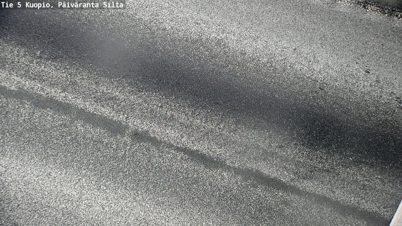 Weather Camera Image Väg 5 Kuopio, Päiväranta silta, Kuopio, Pohjois-Savo