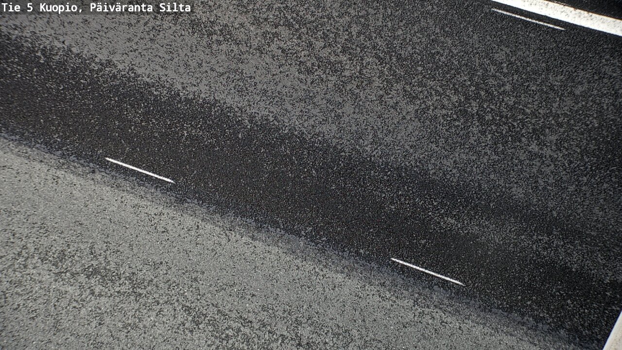Weather Camera Image Road 5 Kuopio, Päiväranta silta, Kuopio, Pohjois-Savo