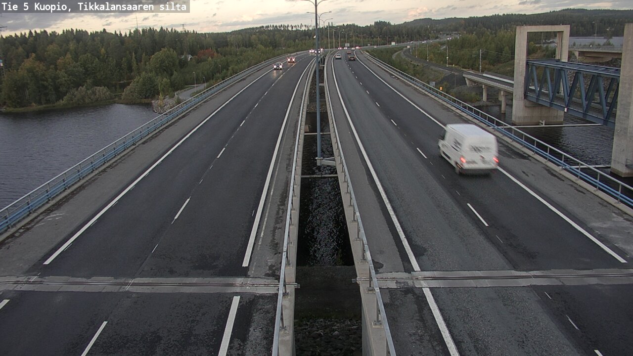 Weather Camera Image Väg 5 Kuopio, Tikkalansaari, Kuopio, Pohjois-Savo