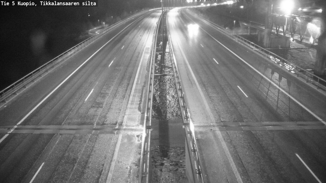 Weather Camera Image Road 5 Kuopio, Tikkalansaari, Kuopio, Pohjois-Savo