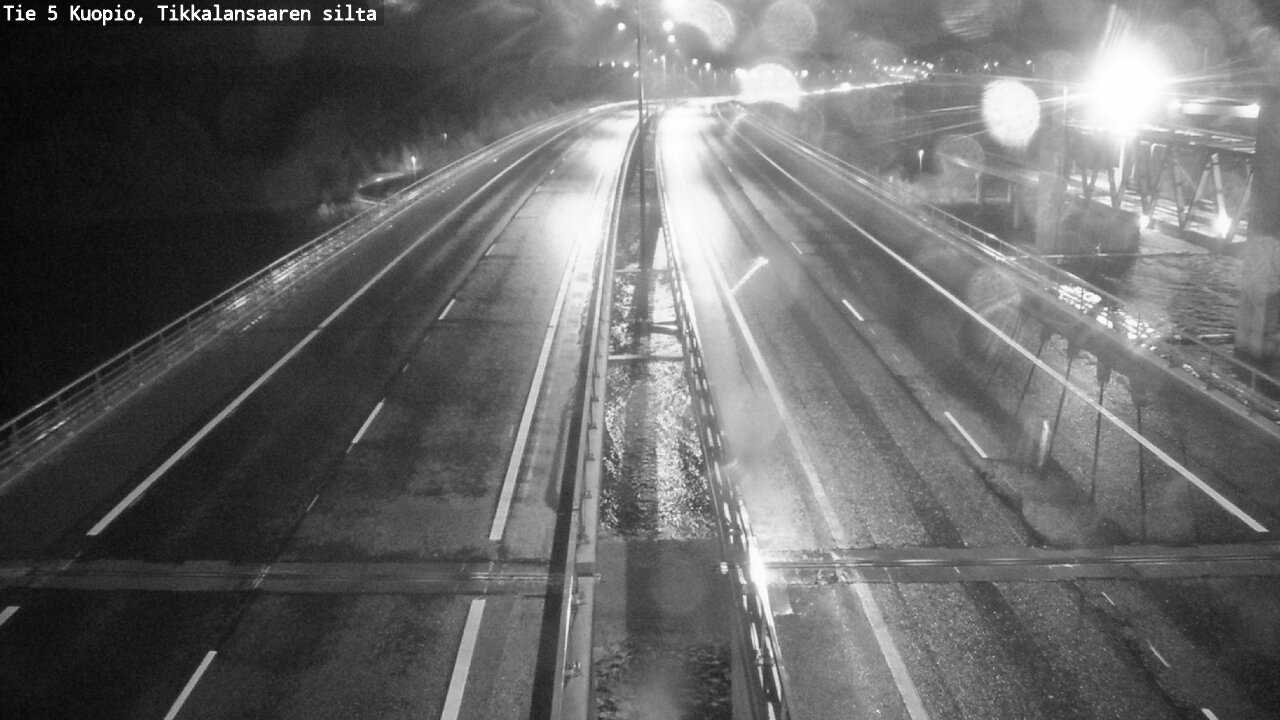 Weather Camera Image Väg 5 Kuopio, Tikkalansaari, Kuopio, Pohjois-Savo