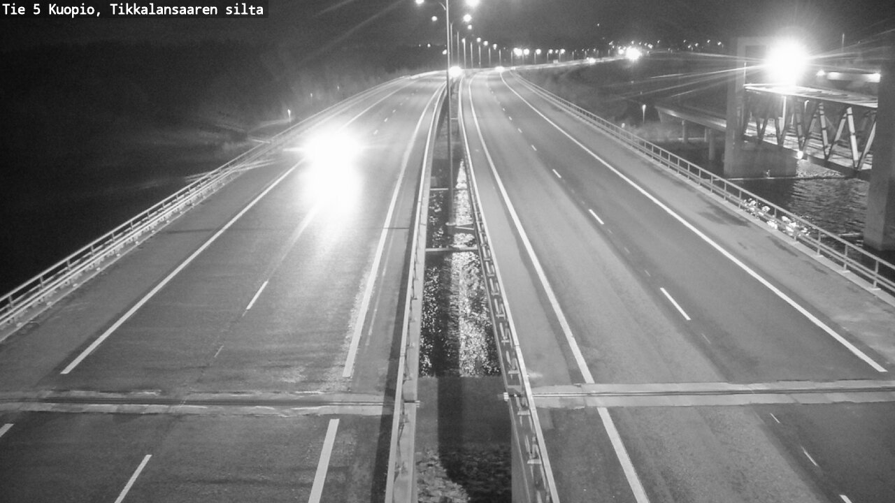 Weather Camera Image Väg 5 Kuopio, Tikkalansaari, Kuopio, Pohjois-Savo