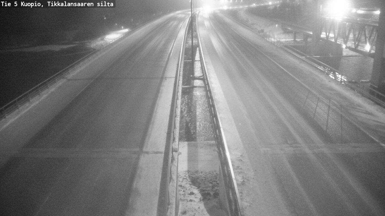 Weather Camera Image Road 5 Kuopio, Tikkalansaari, Kuopio, Pohjois-Savo