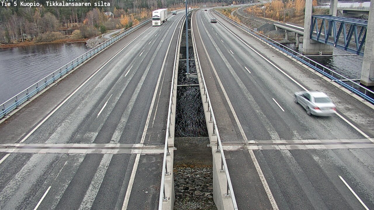 Weather Camera Image Väg 5 Kuopio, Tikkalansaari, Kuopio, Pohjois-Savo