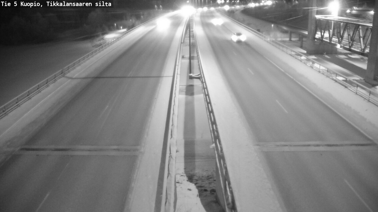 Weather Camera Image Väg 5 Kuopio, Tikkalansaari, Kuopio, Pohjois-Savo